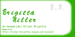 brigitta miller business card
